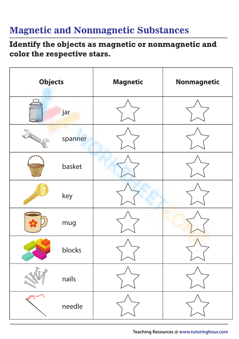 Magnetism Worksheets Printable Magnetism Worksheets Printable