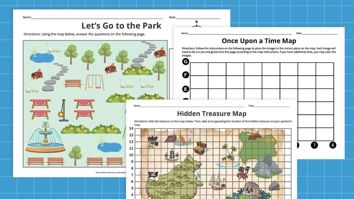 Map Skills Activity Printable Our Crazy Adventures In Autismland
