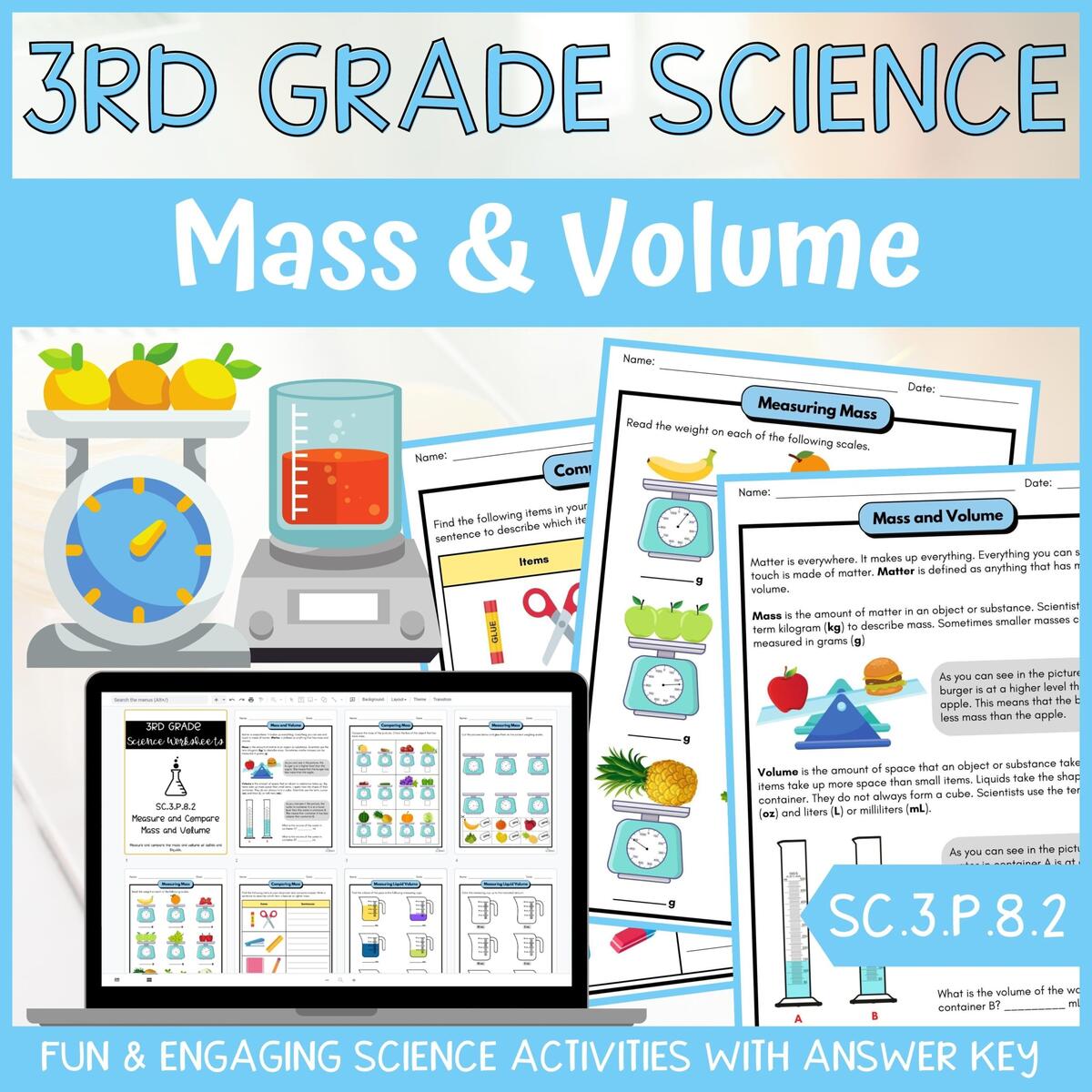 Mass And Volume Activity Answer Key 3rd Grade Physical Science Classful Mass And Volume Activity Answer Key 3rd Grade Physical Science Classful