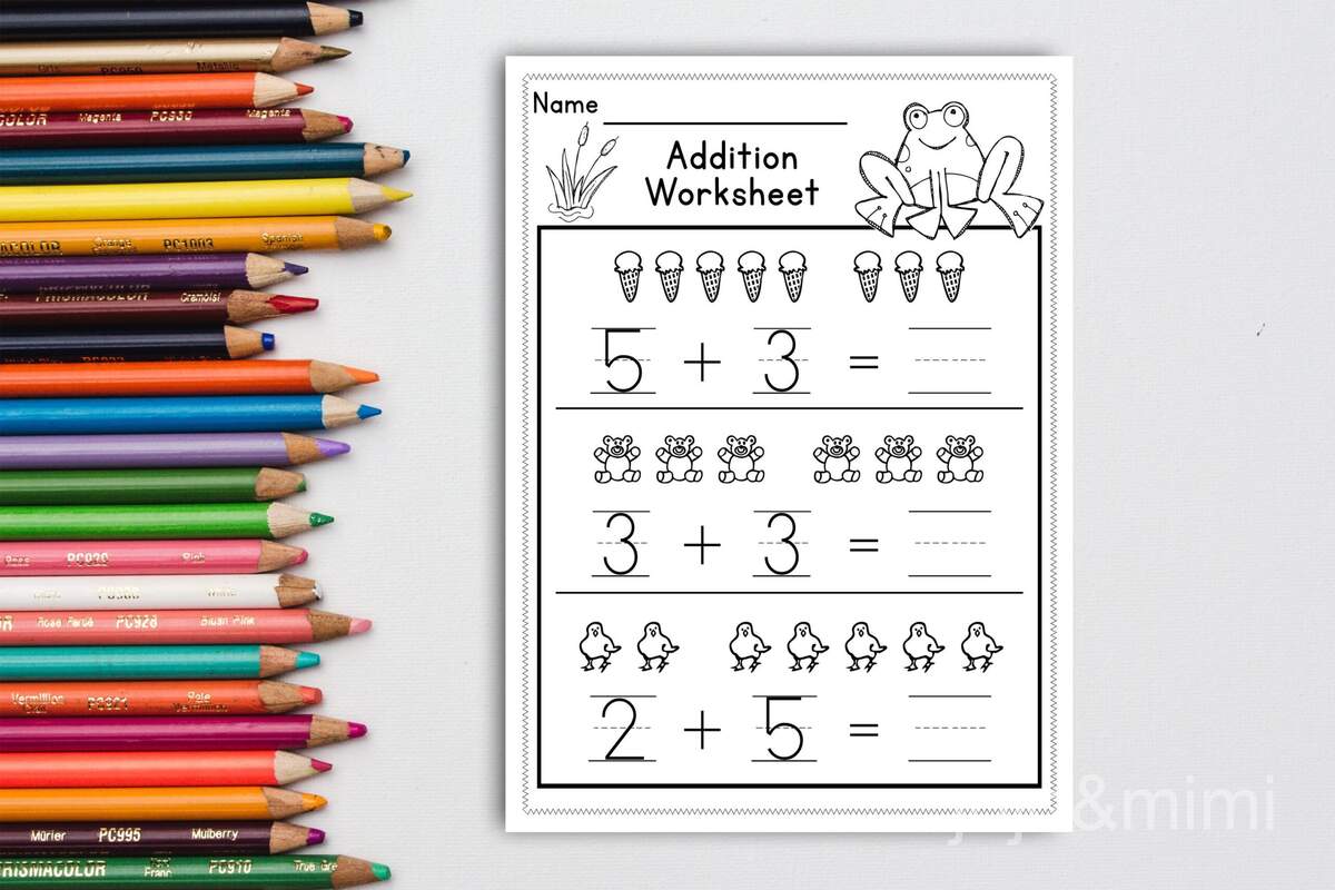 Math BUNDLE Printable Pre k Kindergarten Worksheets Addition Subtraction Counting Greater Than Lesser Than Skip Count Homeschool Learning Etsy Denmark