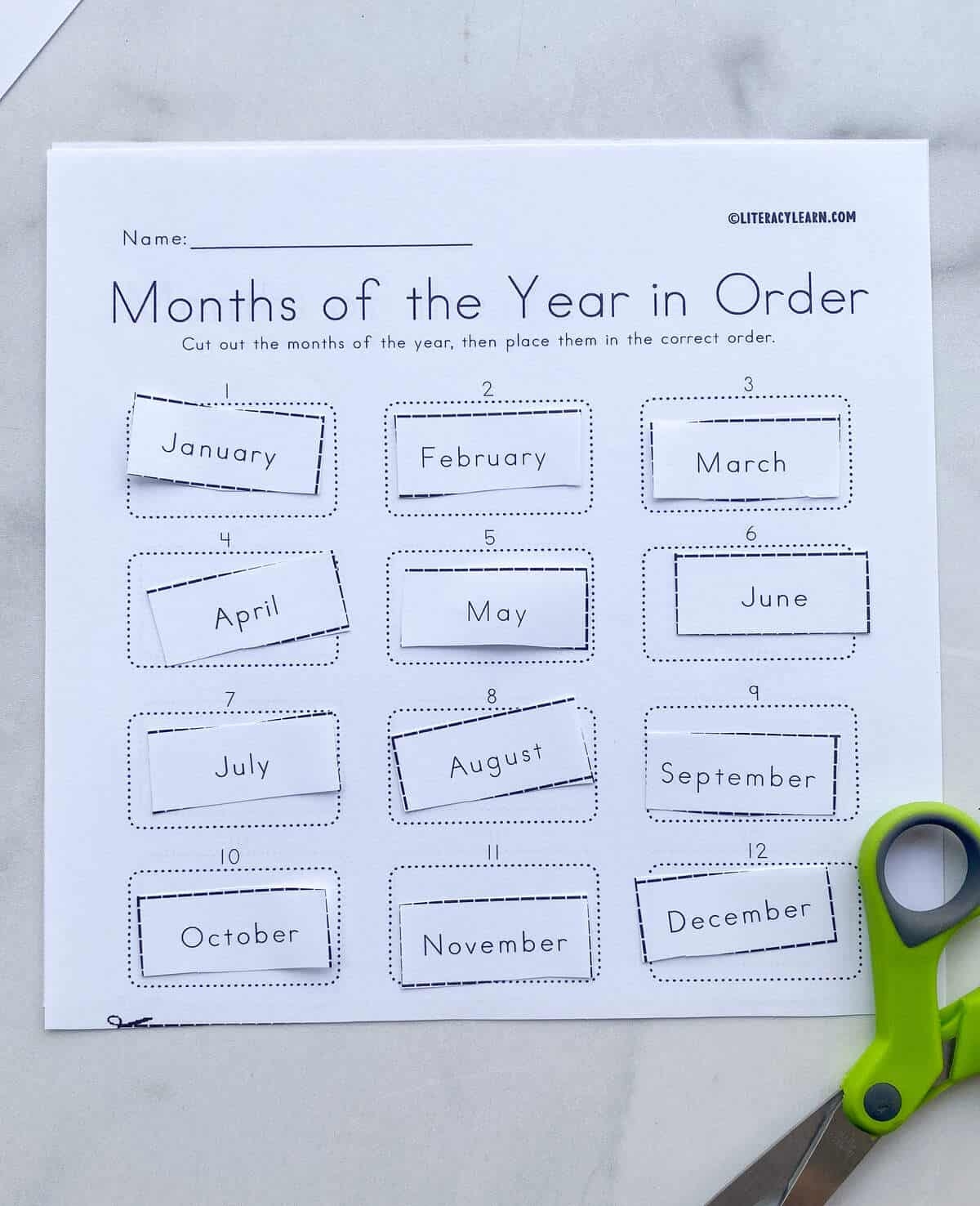 Months Of The Year Worksheets 5 Free Printables Literacy Learn Months Of The Year Worksheets 5 Free Printables Literacy Learn