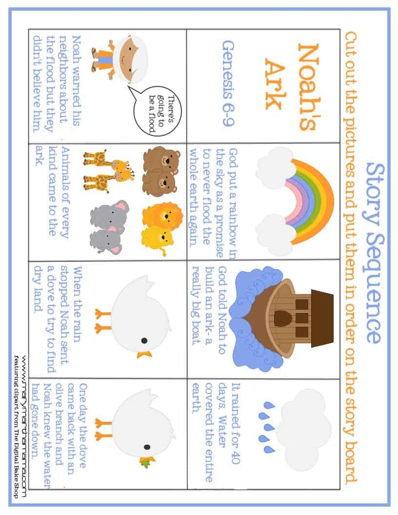 Noah S Ark Activities Free Printables Mary Martha Mama FREE Printable Noah S Ark Worksheets And Activities For Kids