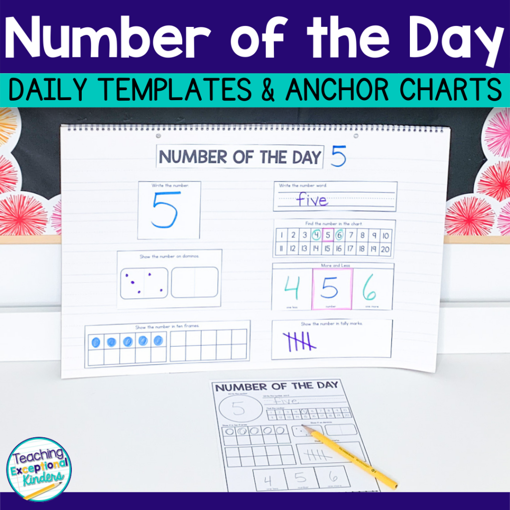 Number Of The Day Activities For Kindergarten Teaching Exceptional Kinders Number Of The Day Activities For Kindergarten Teaching Exceptional Kinders