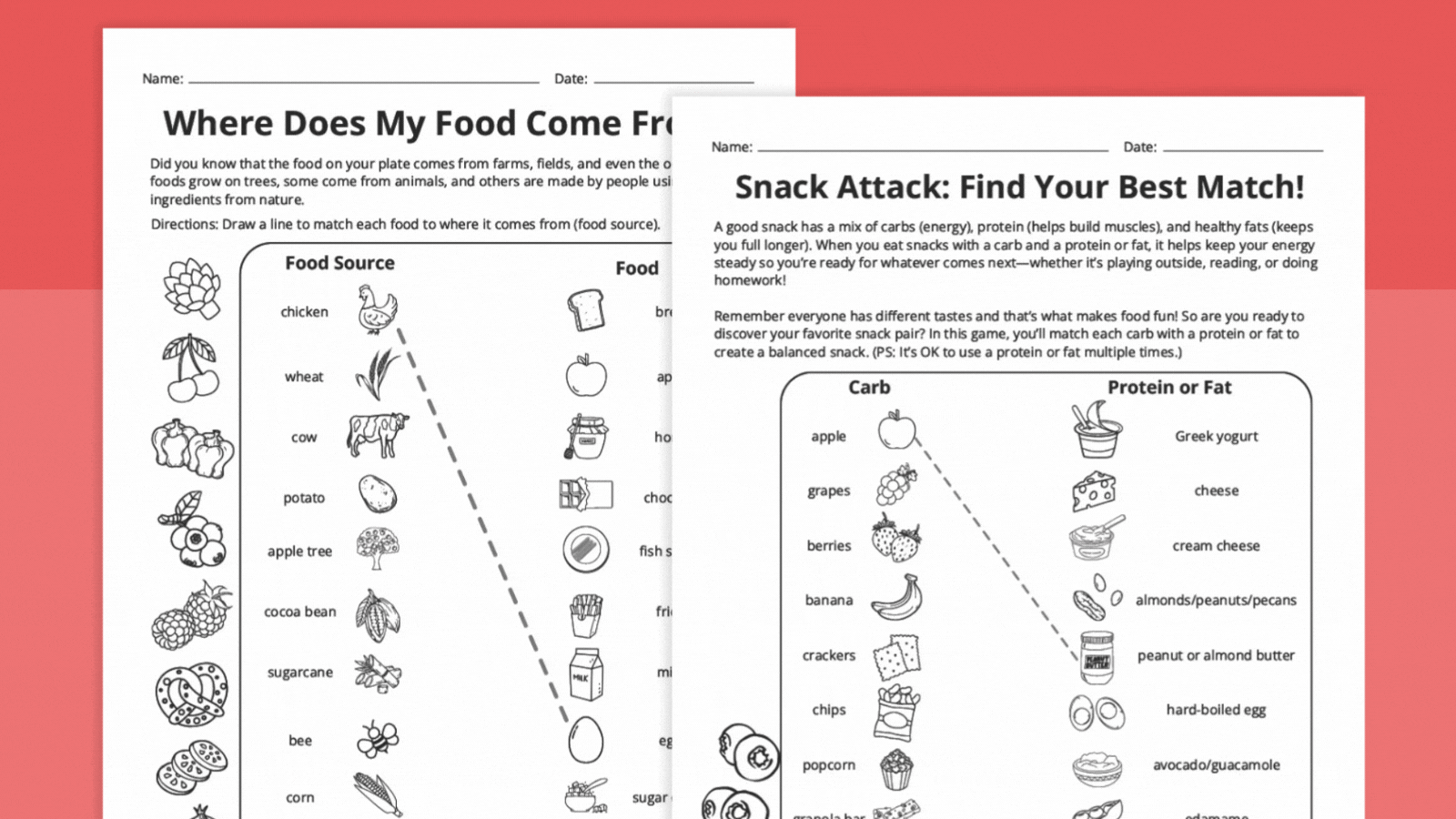 Nutrition Worksheet Bundle Free Printables Nutrition Worksheet Bundle Free Printables