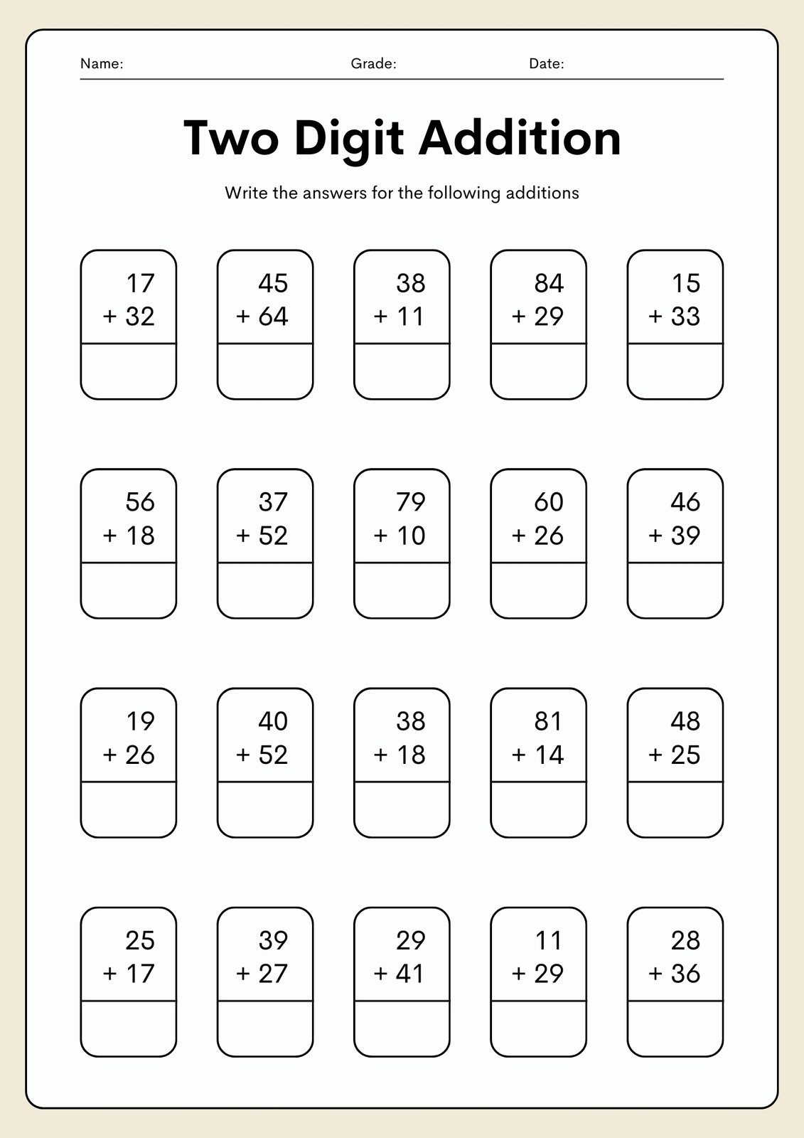 Page 3 Free Printable Customizable Math Worksheets Canva Page 3 Free Printable Customizable Math Worksheets Canva