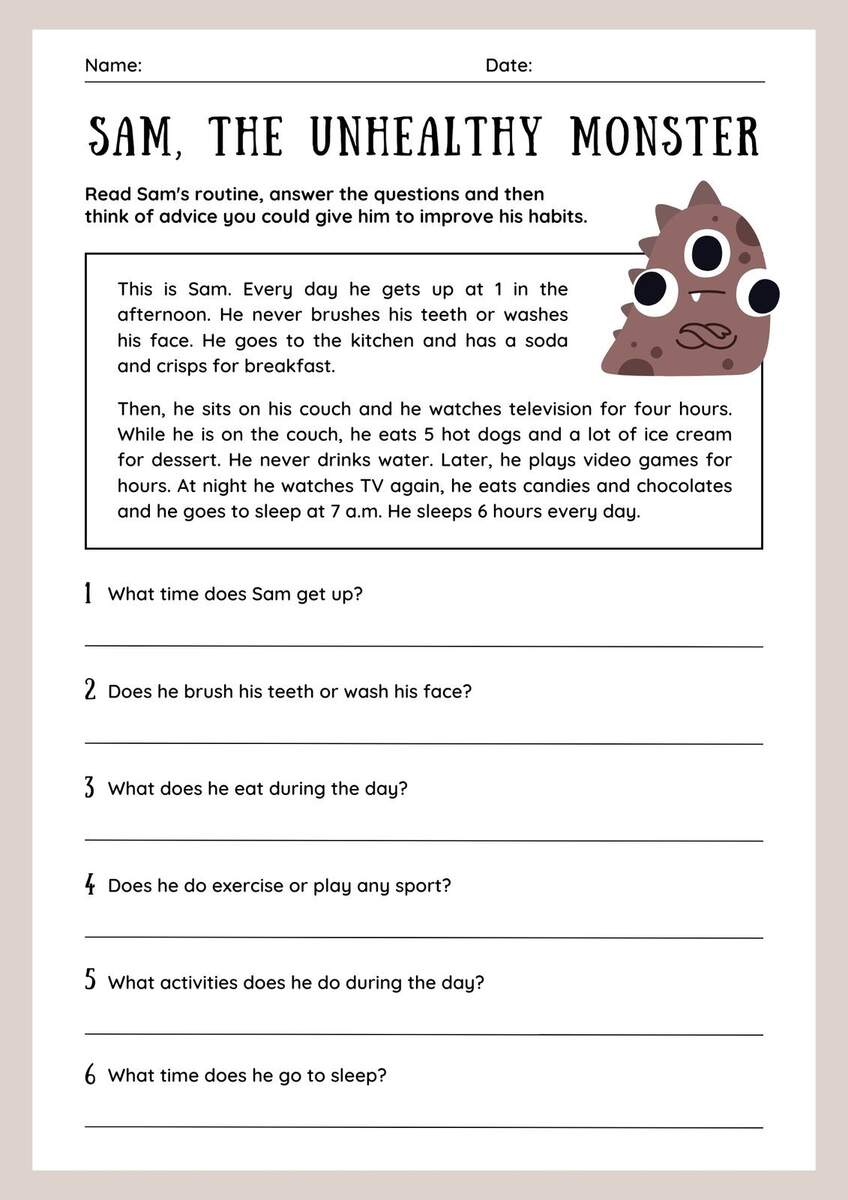 Page 5 Customize 529 Reading Comprehension Worksheets Templates Online Canva Third Grade Reading Comprehension Superstar Worksheets