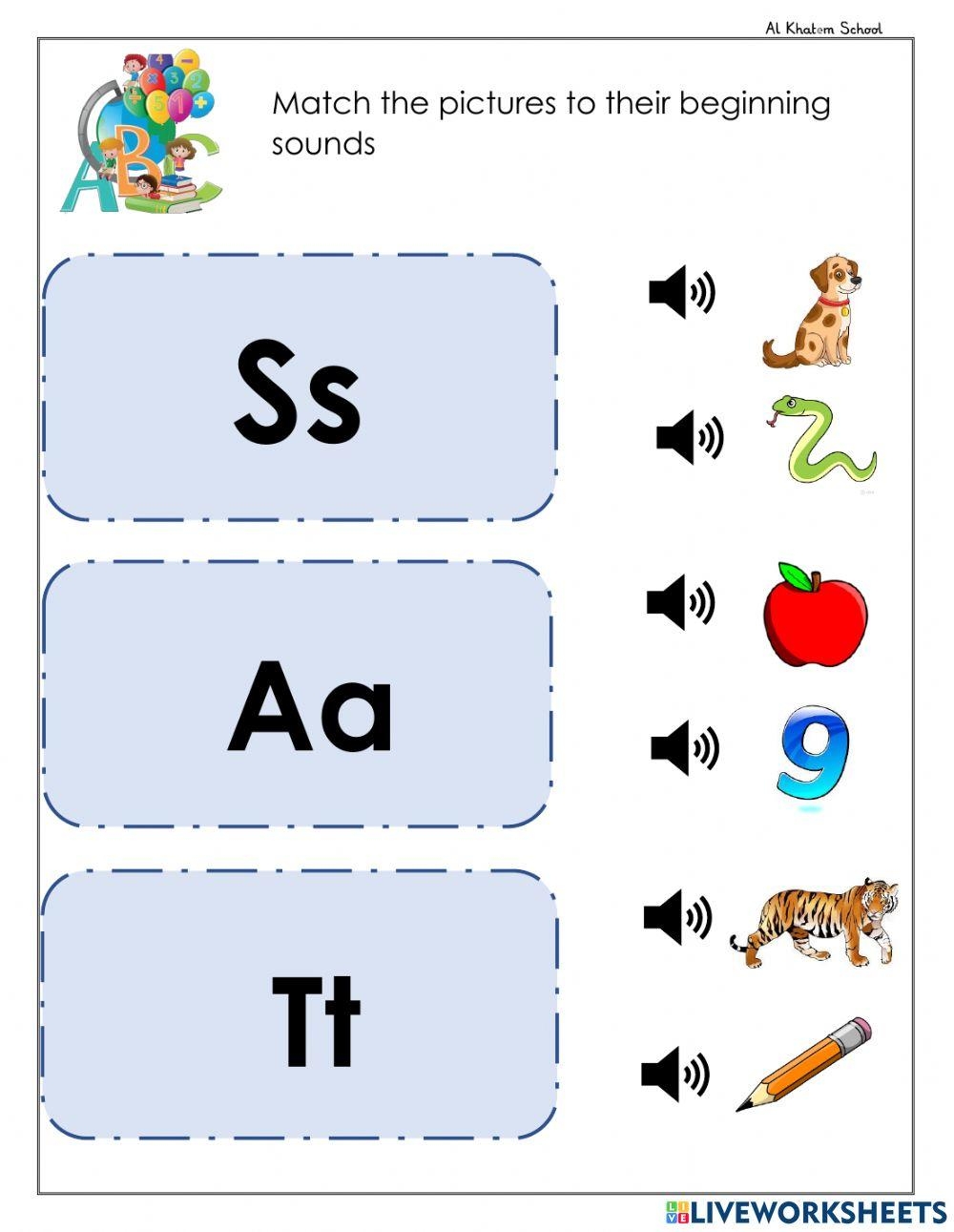 Phonics S A T Worksheet Worksheets Library