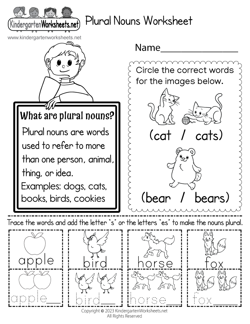 Plural Nouns Worksheet Free Printable Digital PDF Nouns Worksheets Singular And Plural Nouns Worksheets