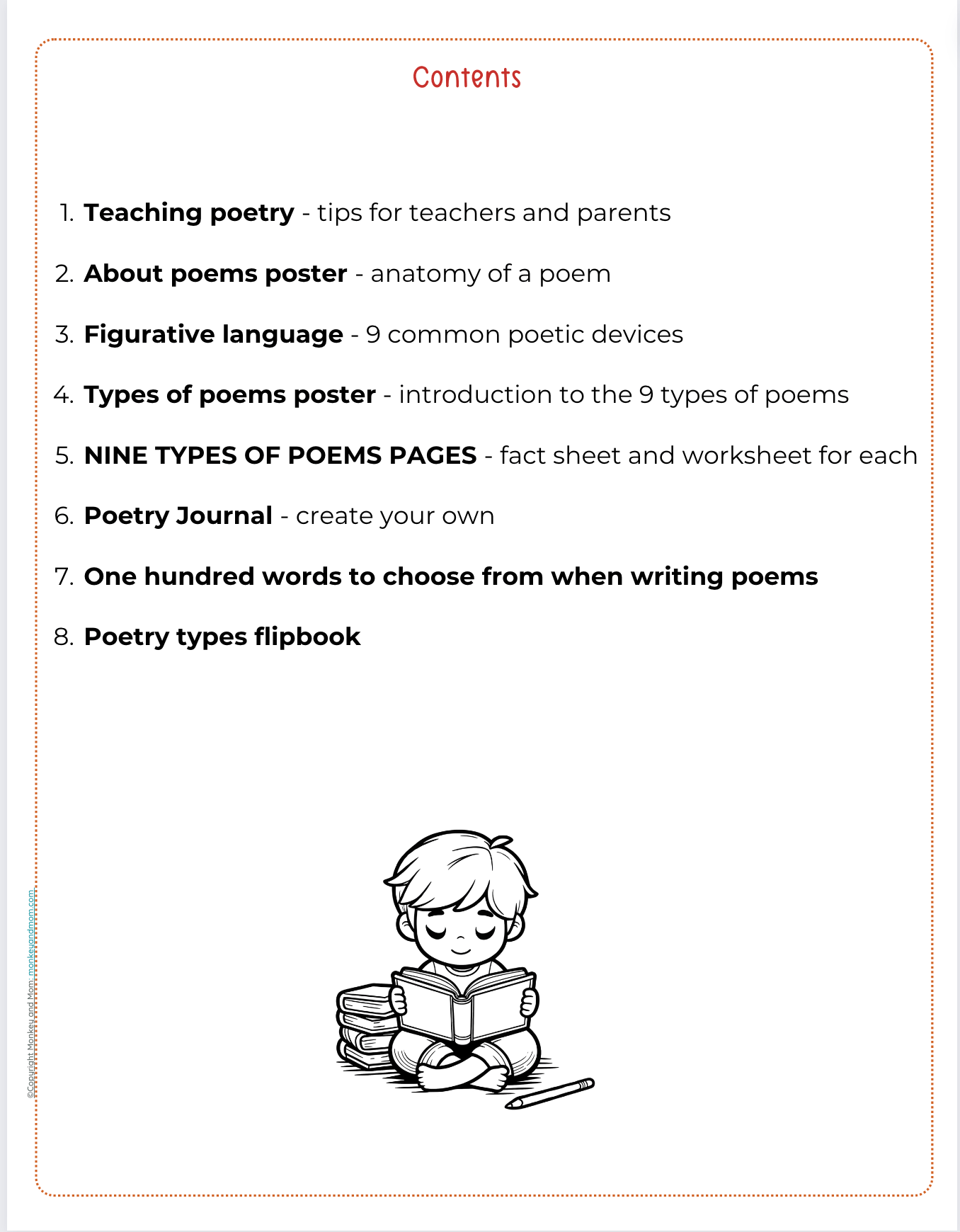 Poetry Worksheets Exploring 9 Types Of Poems And Literary Devices For Elementary Poetry Worksheets Exploring 9 Types Of Poems And Literary Devices For Elementary