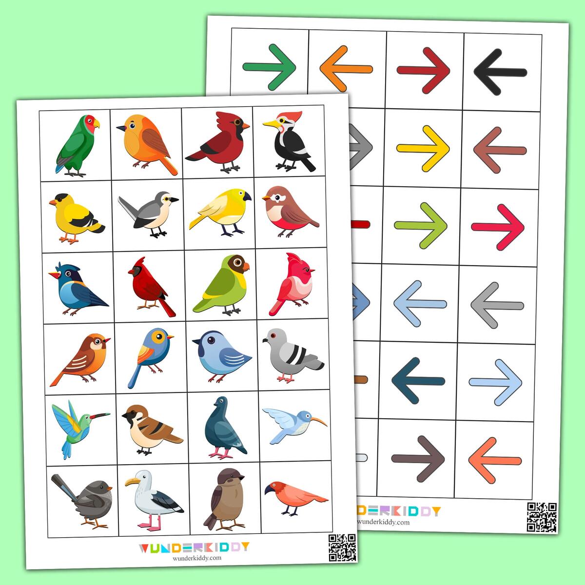 Printable Birds Left Or Right Spatial Thinking Worksheet For Kids Printable Matching And Identify Birds Worksheet For Kindergarten Made By Teachers