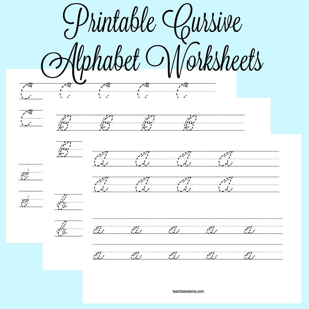 Printable Cursive Alphabet Worksheets Teach Beside Me Printable Cursive Alphabet Worksheets Handwritting Practice Pages How To Connect Cursive Letters Cursive Writing Practice Etsy