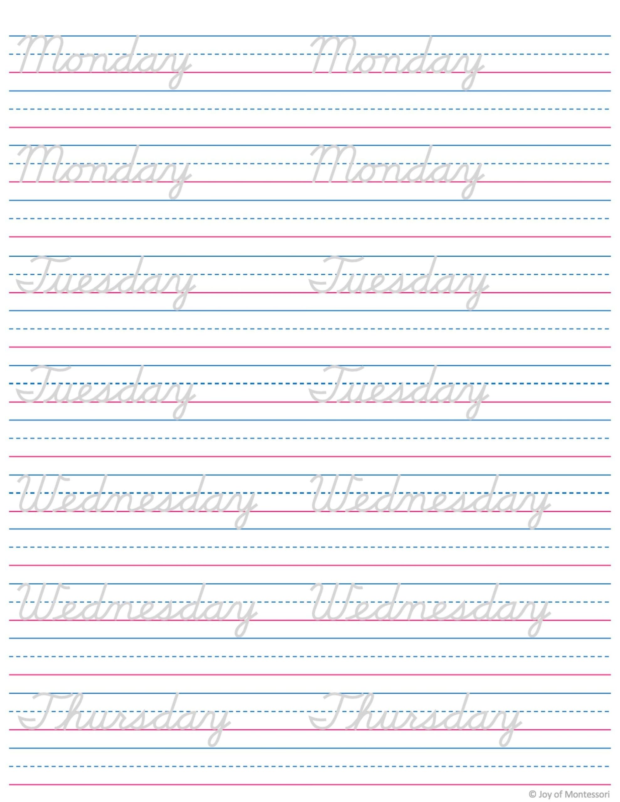 Printable Cursive Handwriting Worksheets For Cursive Practice Book Elementary Cursive Handwriting Etsy Elementary Handwriting Skills Zaner Bloser Grade 5 Mastering Cursive Writing Skills Handwriting Workbook