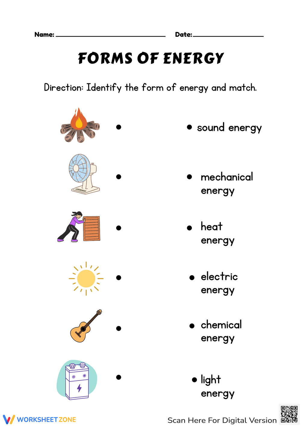 Printable Forms Of Energy Worksheets Download Printable Forms Of Energy Worksheets Download