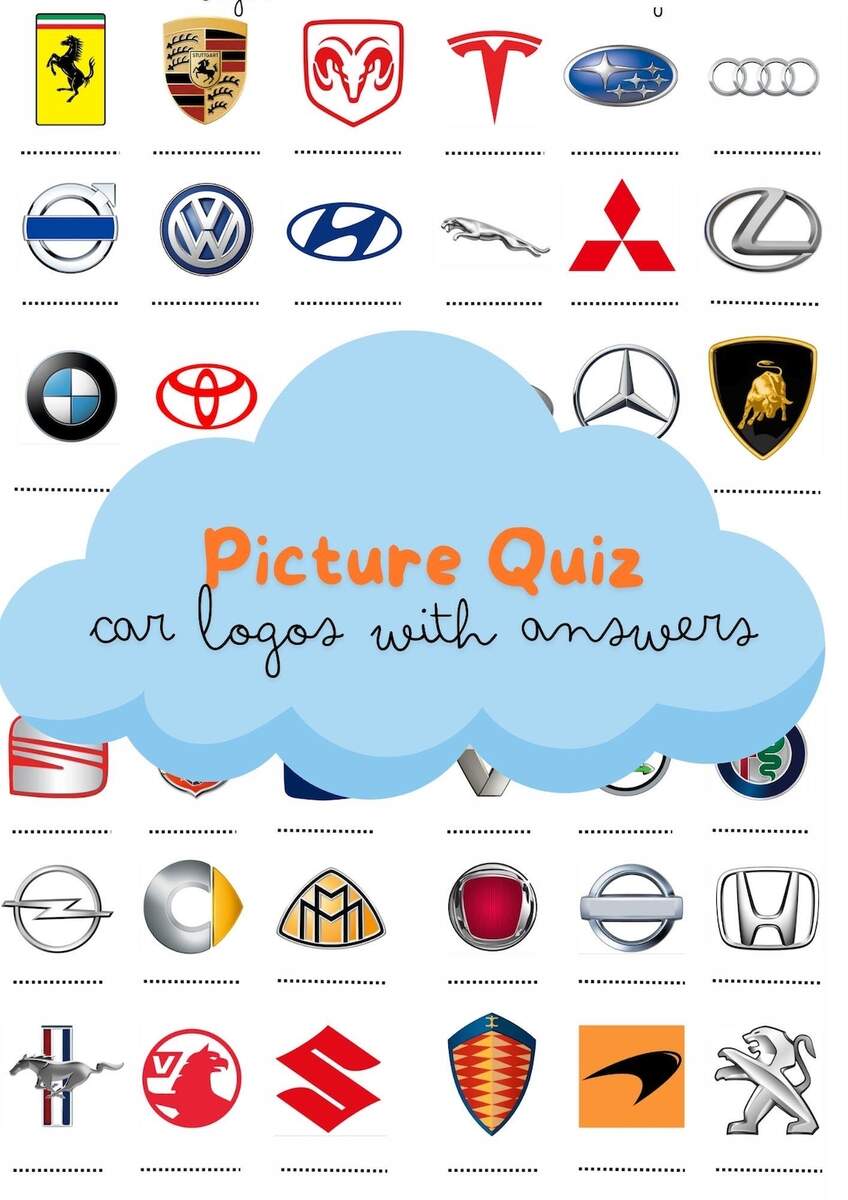 Printable Guess The Logo Printable Guess The Logo Quiz Worksheet Name The Logo Quiz And