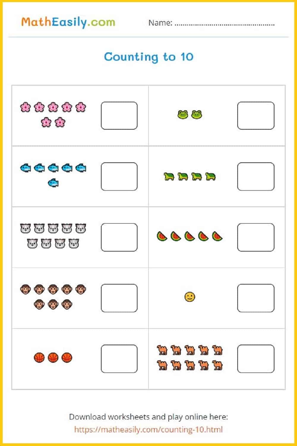 Printable Kindergarten Math Worksheets PDF Free Download Printable Kindergarten Math Worksheets Comparing Numbers And Size