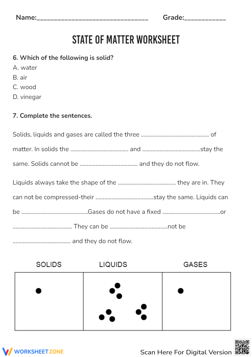Printable Science Multiple Choices Worksheets Printable Science Multiple Choices Worksheets