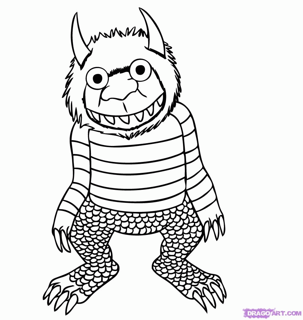 Printable Where The Wild Things Are Characters Printable Party Favors