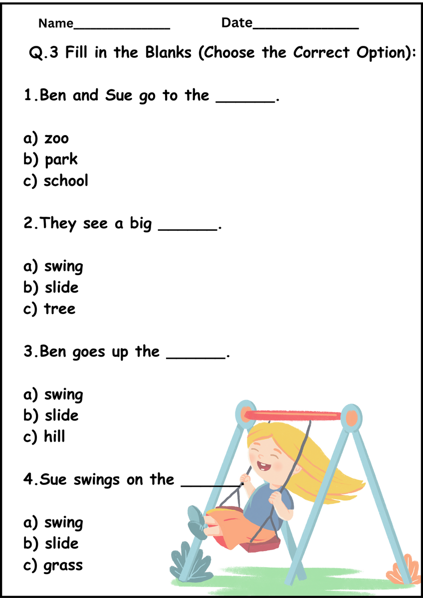 Reading Comprehension Passage For Kindergarten Level A Basic Level Free Free 1st Grade Reading Comprehension Multiple Choice Worksheet Download Free 1st Grade Reading Comprehension Multiple Choice Worksheet Png Images Free Worksheets On Clipart Library