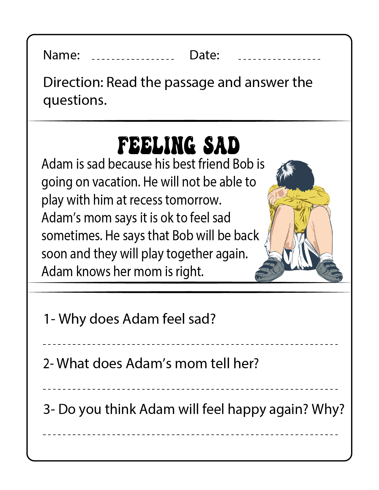 Reading Comprehension Passages Worksheets Activity Made By Teachers Reading Comprehension Passages Worksheets Activity Made By Teachers