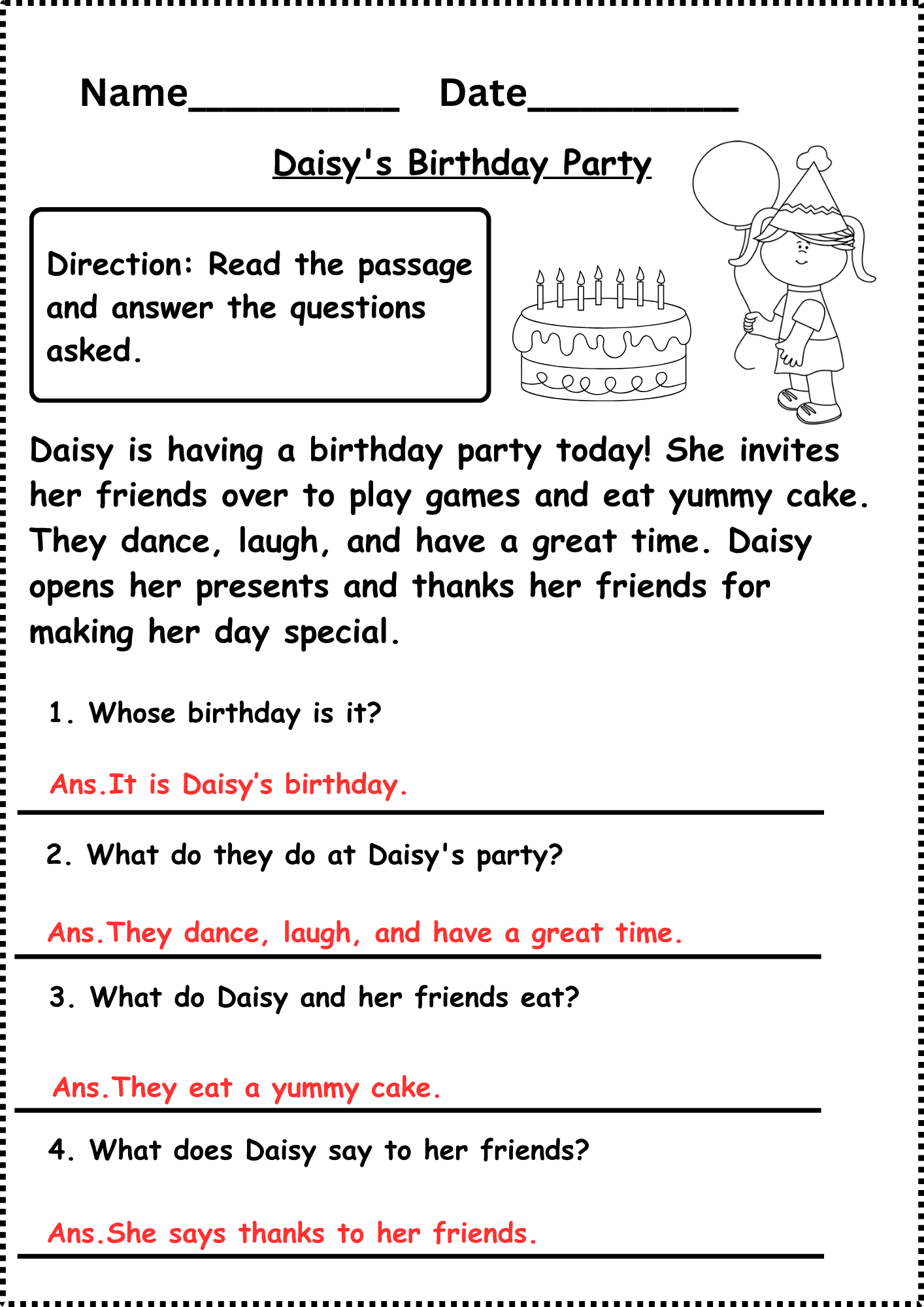 Reading Comprehension Worksheets Grade 1 15 First Grade Reading Comprehension Worksheets Free PDF At Worksheeto