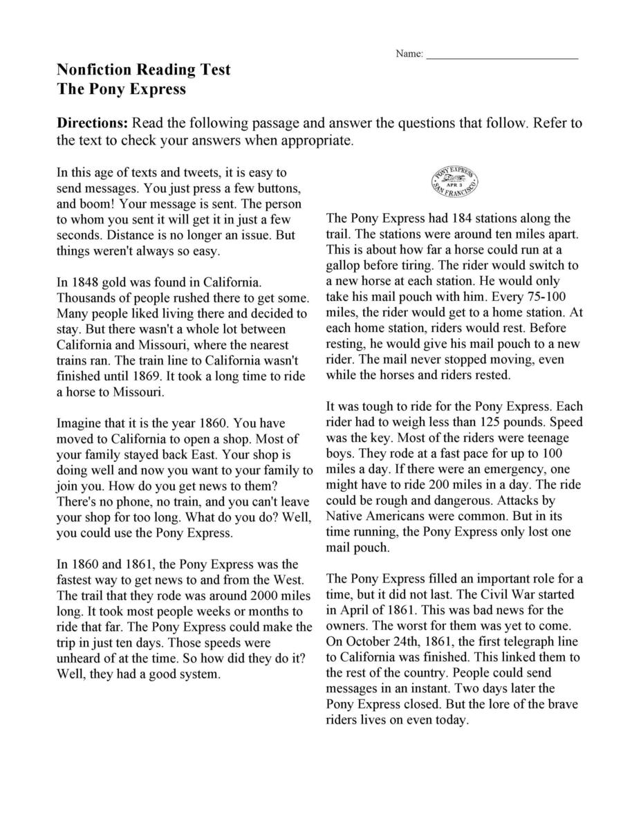 Reading Comprehension Worksheets Online Or Printable Reading Comprehension Worksheets Online Or Printable