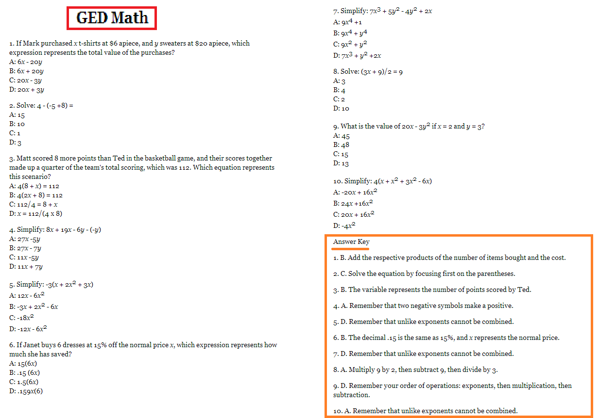 Resource Notebook Return April 13th Algebra Practice Worksheet Worksheets Worksheets
