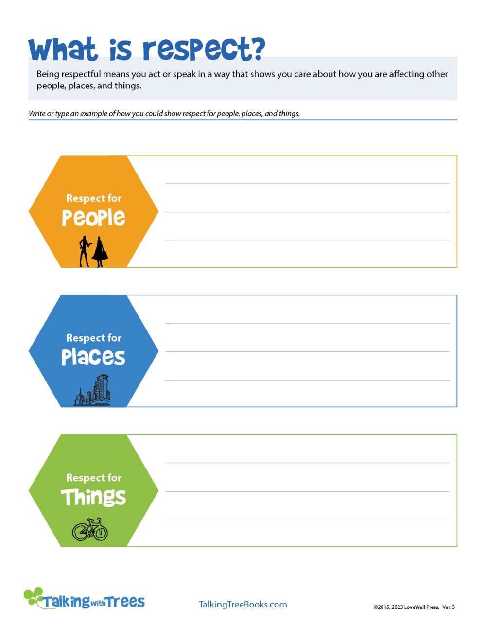 Respect Worksheets And Teaching Resources Respect Worksheets And Teaching Resources