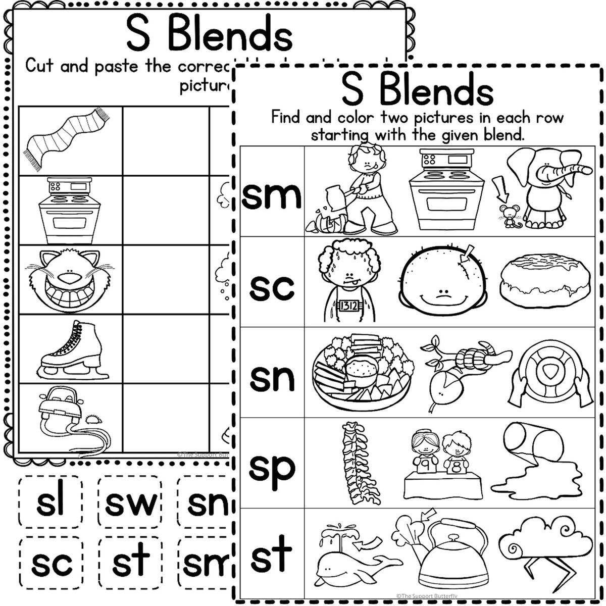 S Blends Activities And Worksheets Made By Teachers S Blends Activities And Worksheets Made By Teachers