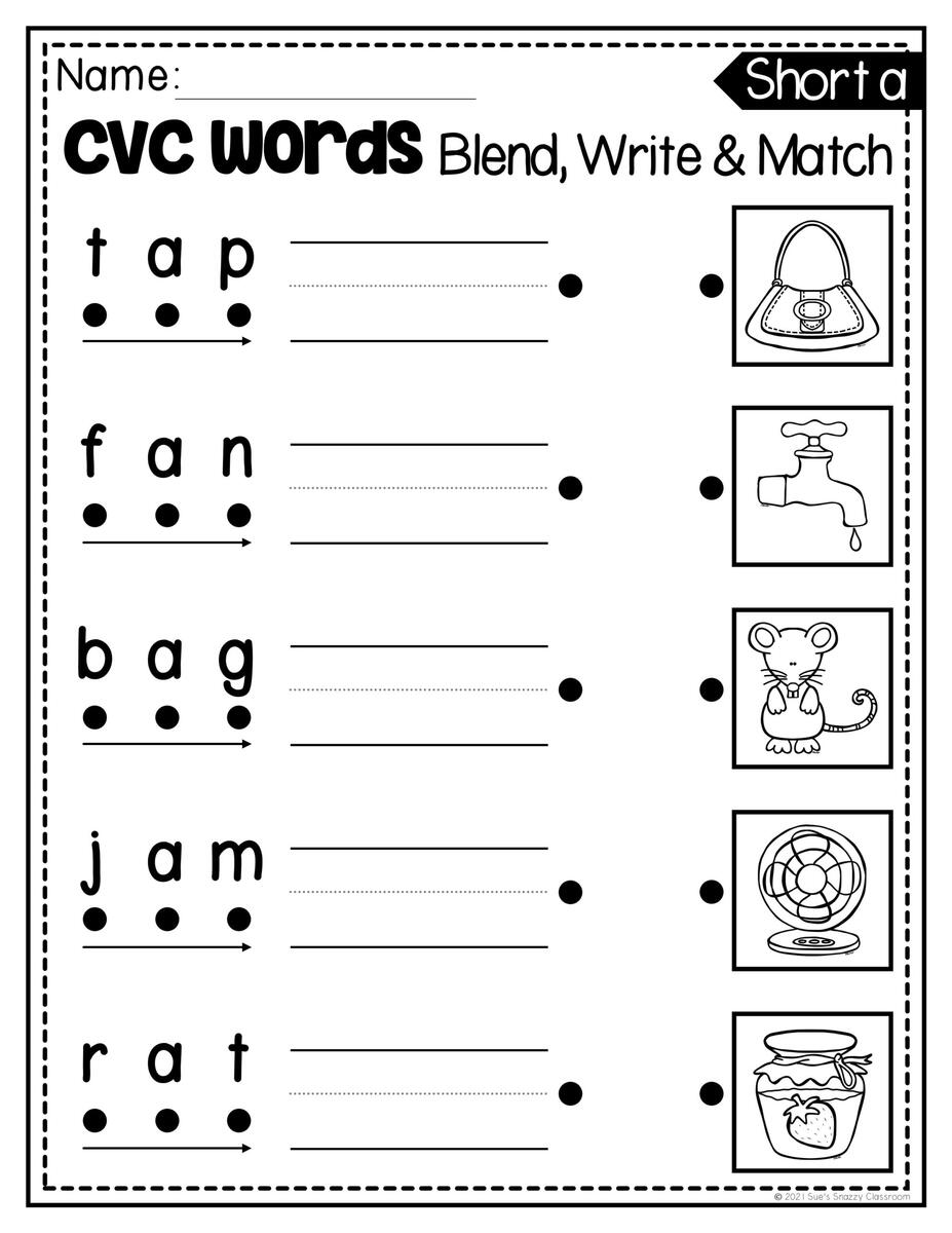 Short Vowel CVC Word Practice Worksheets Printable Activities Made By Teachers 8 Cvc Worksheets Ideas Cvc Worksheets Phonics Worksheets Cvc Words Kindergarten