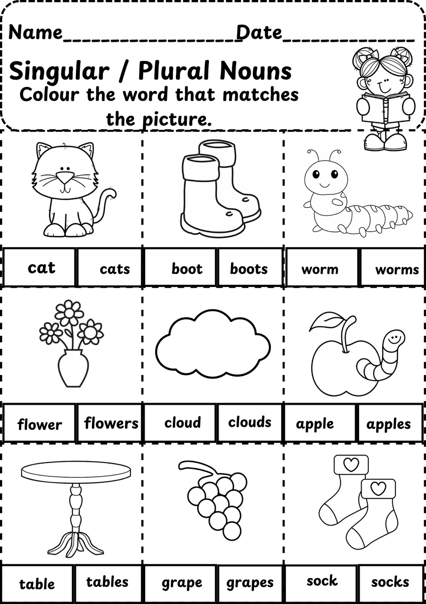 Singular Plural Nouns Grade 1 Free PDF Download Singular Plural Nouns Grade 1 Free PDF Download