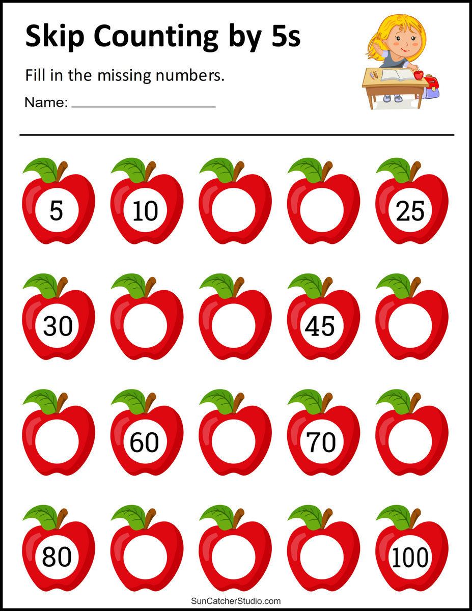 Skip Counting Worksheets And Charts Free Printables Lettering SVG Files Tools Apps Skip Counting Worksheets By 5s By 10s And By 100s Made By Teachers