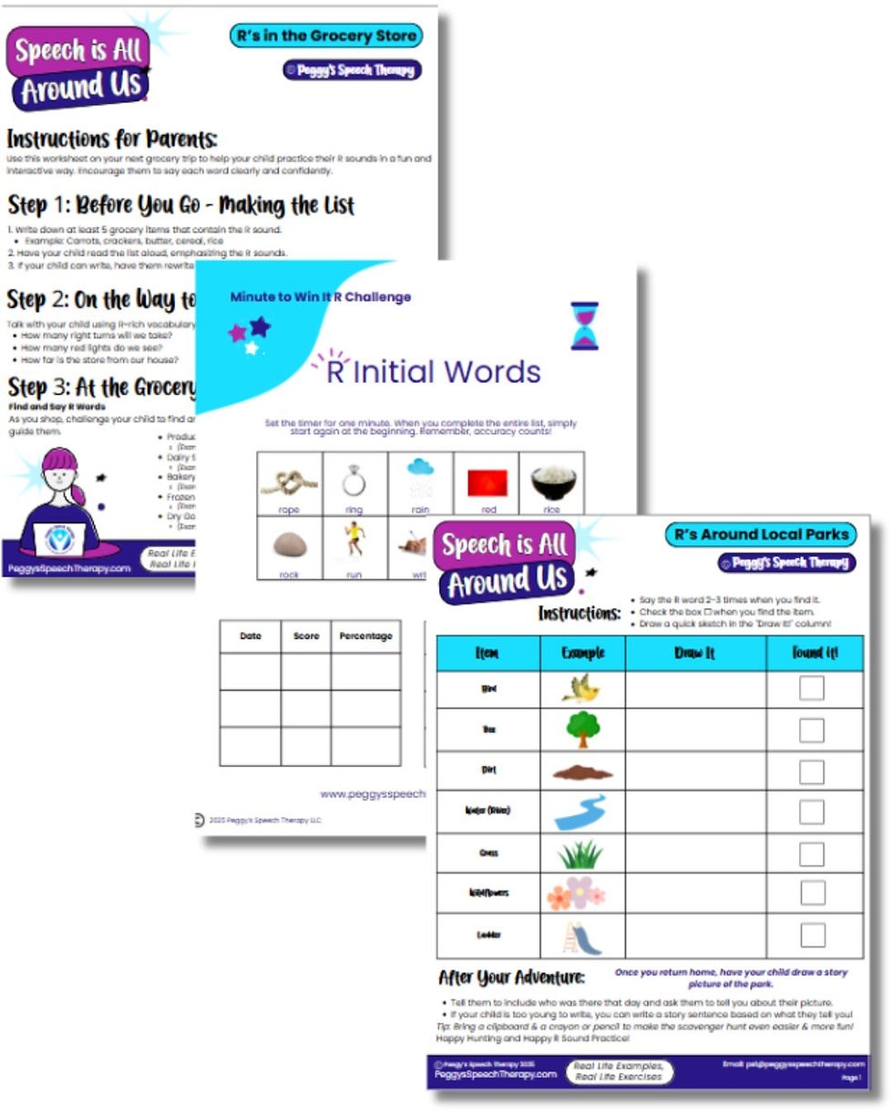 Speech Therapy Freebies For Home Practice Speech Therapy Activities Speech Therapy Activities And Free Materials Speech Language Pathology Center