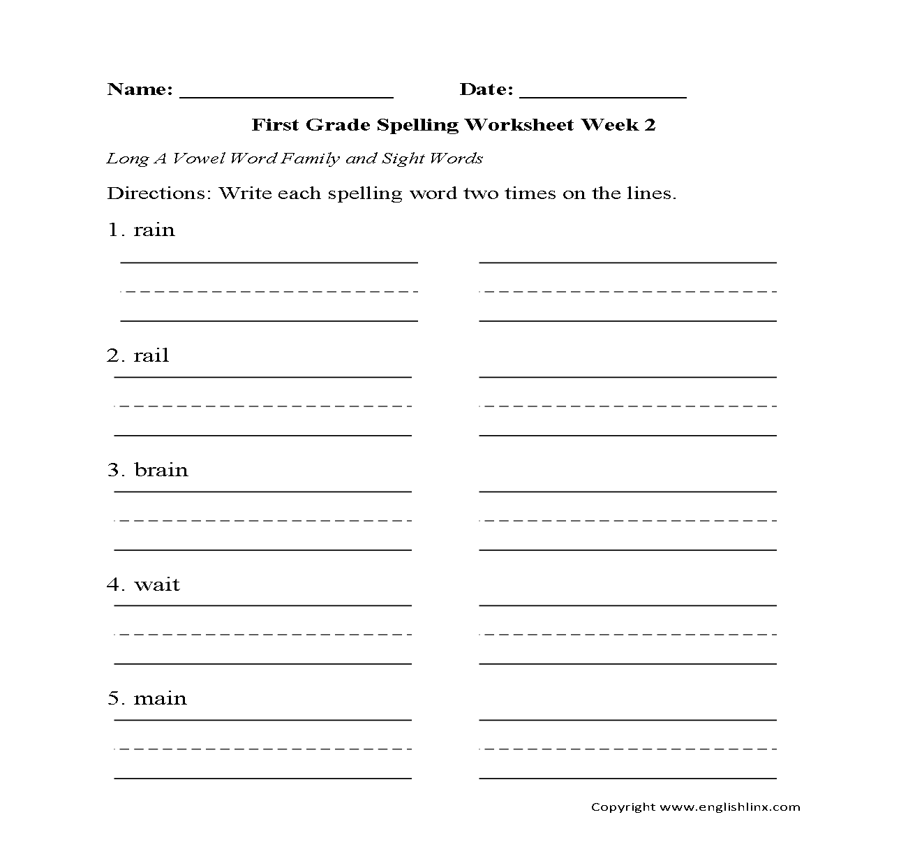Spelling Worksheets Free Printable Spelling Practice By Grade Spelling Worksheets Free Printable Spelling Practice By Grade