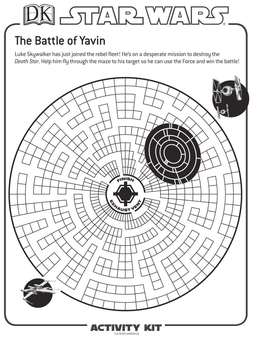 Star Wars Printables Activities Brightly