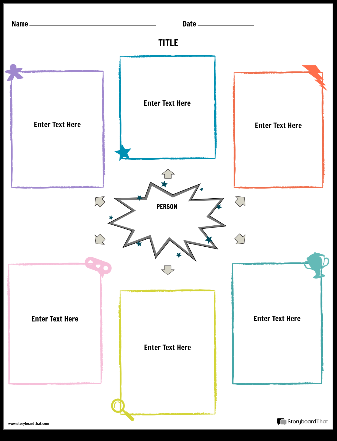 Storyboard That Biography Worksheet Templates