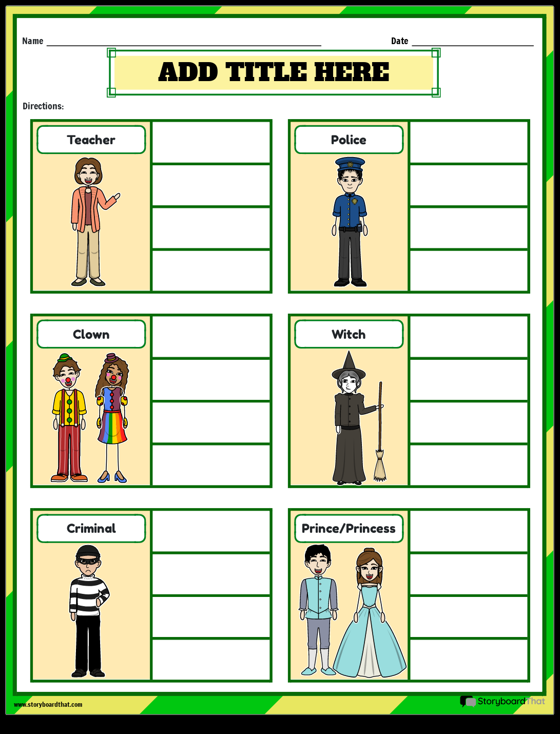 Storyboard That Character Traits Worksheets For Students Storyboard That Character Traits Worksheets For Students