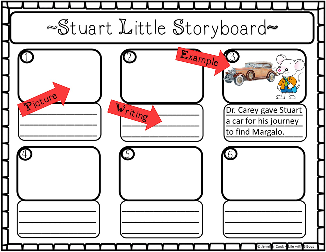 Stuart Little Activity Storyboard Made By Teachers