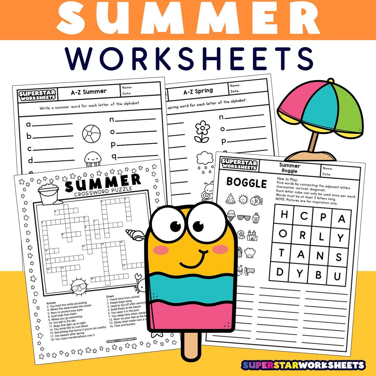 Summer Worksheets Free Printables Superstar Worksheets Summer Worksheets Free Printables Superstar Worksheets