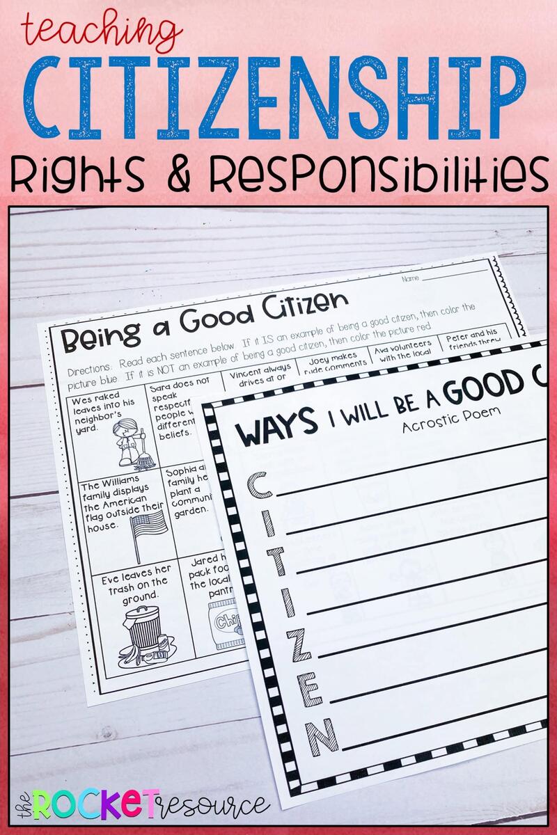 Teaching Citizenship Rights And Responsibilities The Rocket Resource Teaching Citizenship Rights And Responsibilities The Rocket Resource