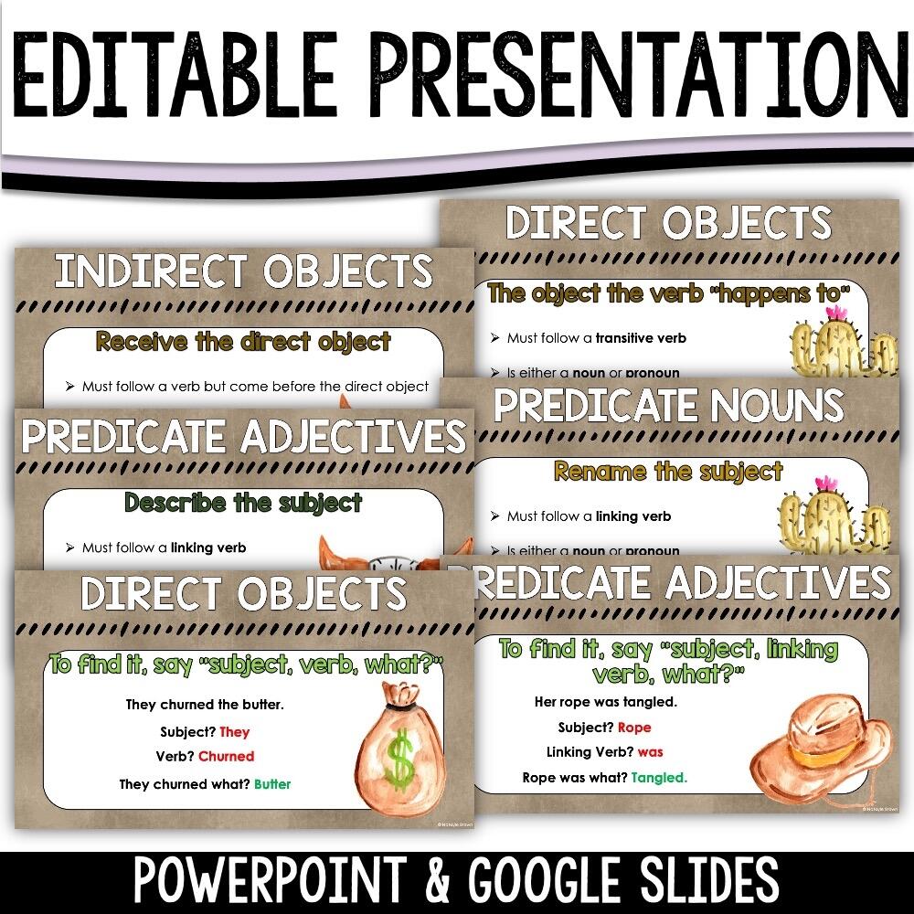 Teaching Subject Verb Complements A Complete Mini Lesson Teaching Subject Verb Complements A Complete Mini Lesson