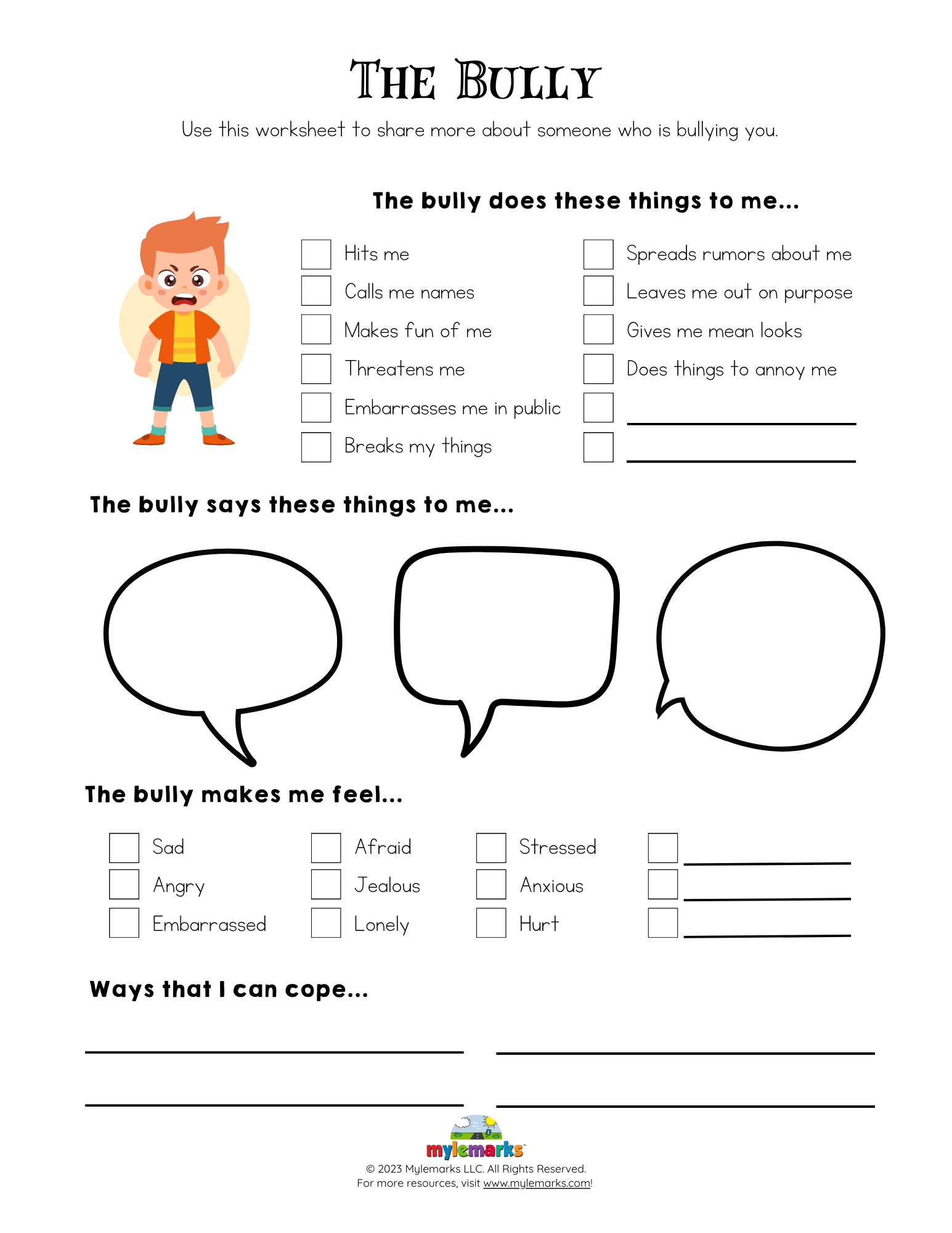 Anti Bullying Prevention Month Activities Anti Bullying Worksheets Made By Teachers