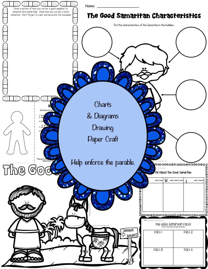 Good Samaritan Activity Sheets Printable