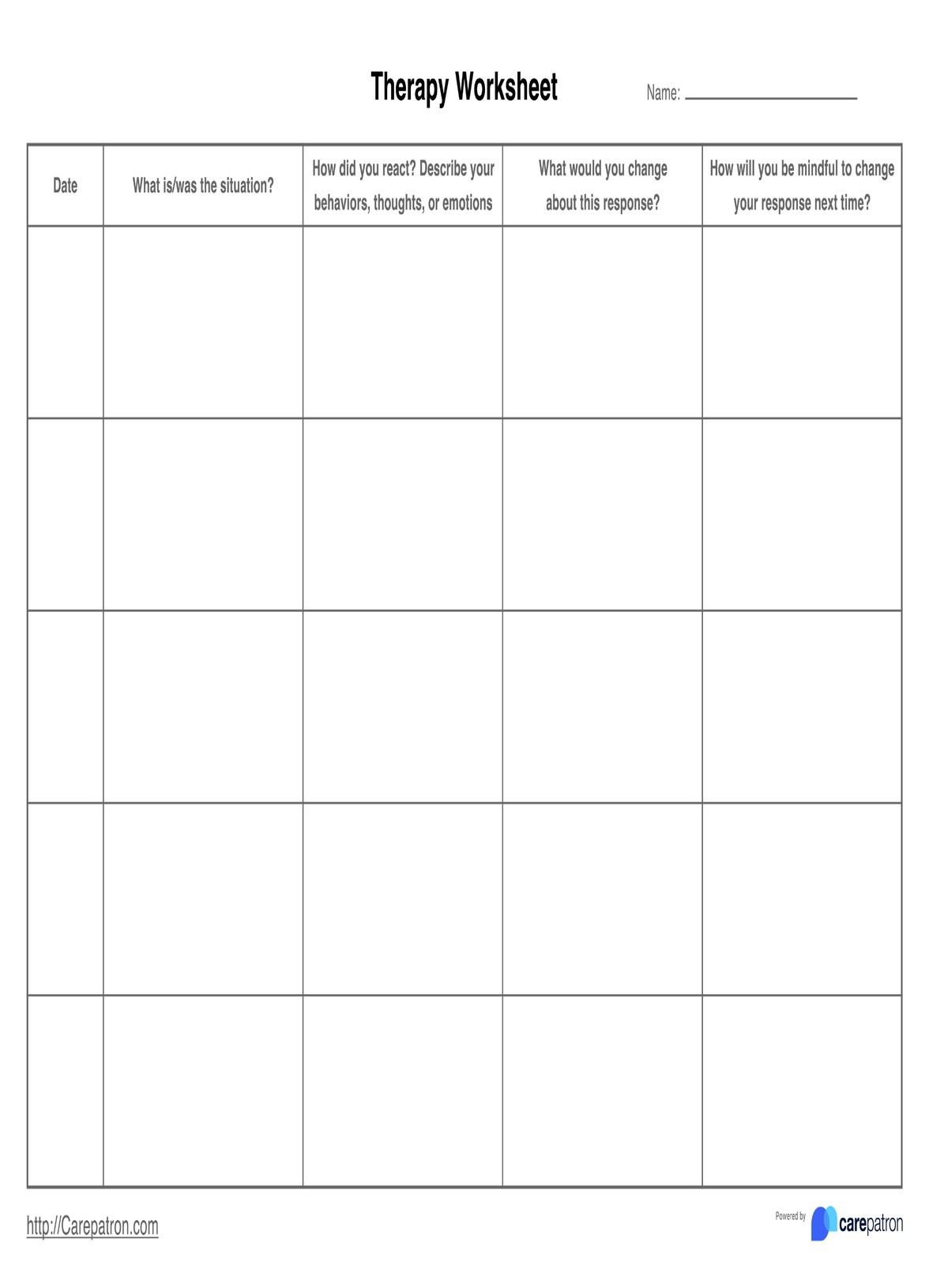 Therapy Worksheet Free Coping Skills Worksheet Printable PDF ChoosingTherapy