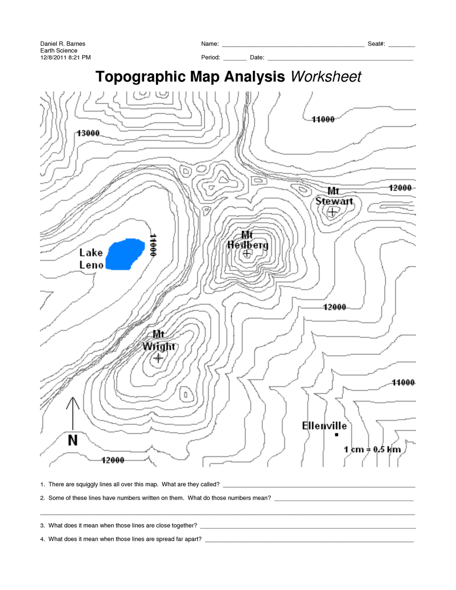 Topographic Map Worksheets 10 Free PDF Printables Printablee Worksheets Library Topographic Map Worksheets 10 Free PDF Printables Printablee Worksheets Library