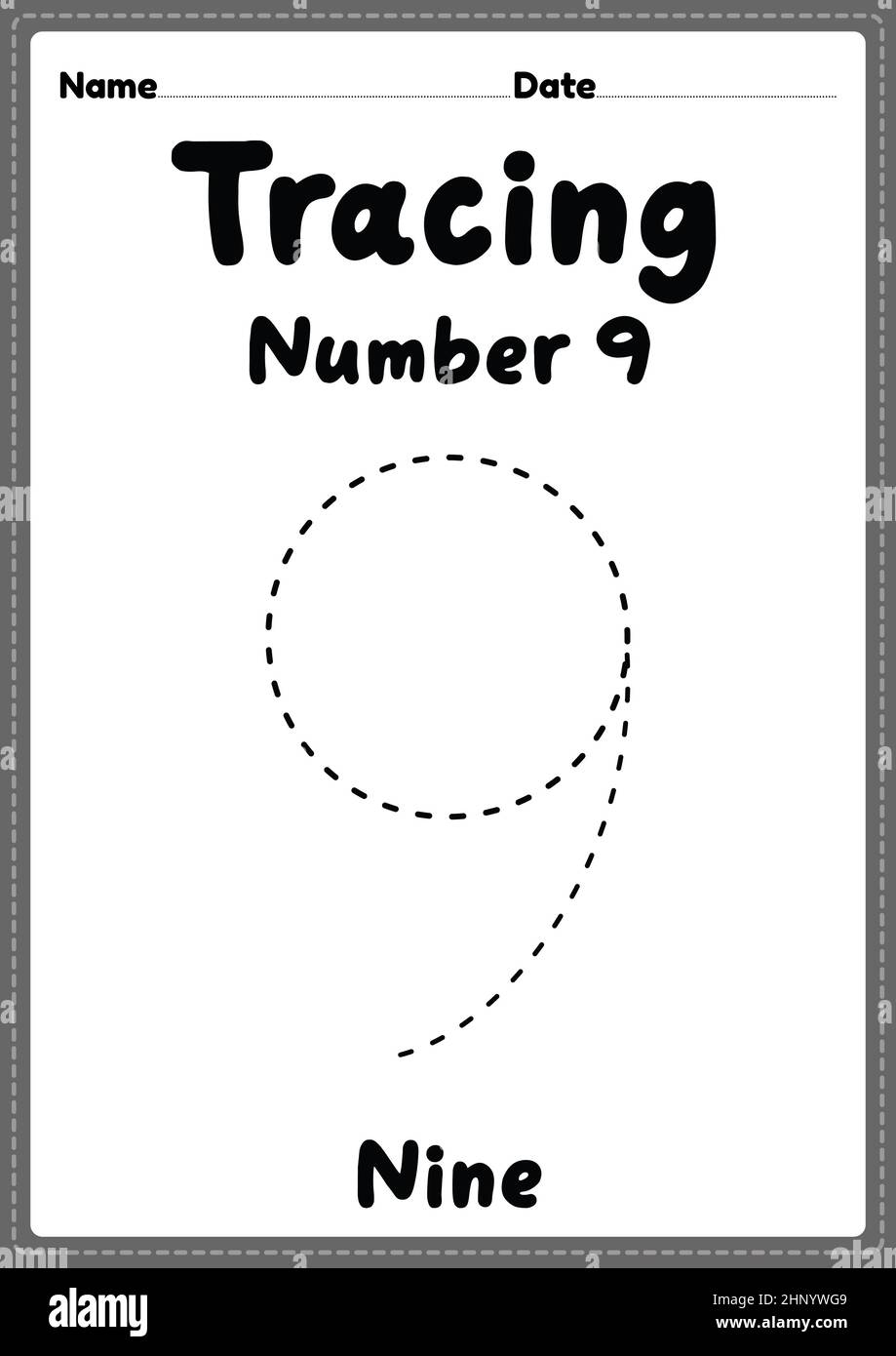 Tracing Number 9 Hi Res Stock Photography And Images Alamy Tracing Number 9 Hi Res Stock Photography And Images Alamy