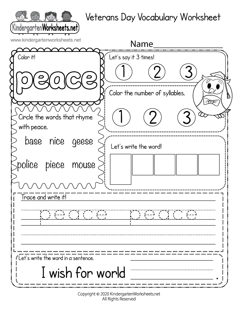Veterans Day Vocabulary Worksheet Free Printable Digital PDF 10 Veterans Day Ideas Veterans Day Veterans Day Activities Veteran