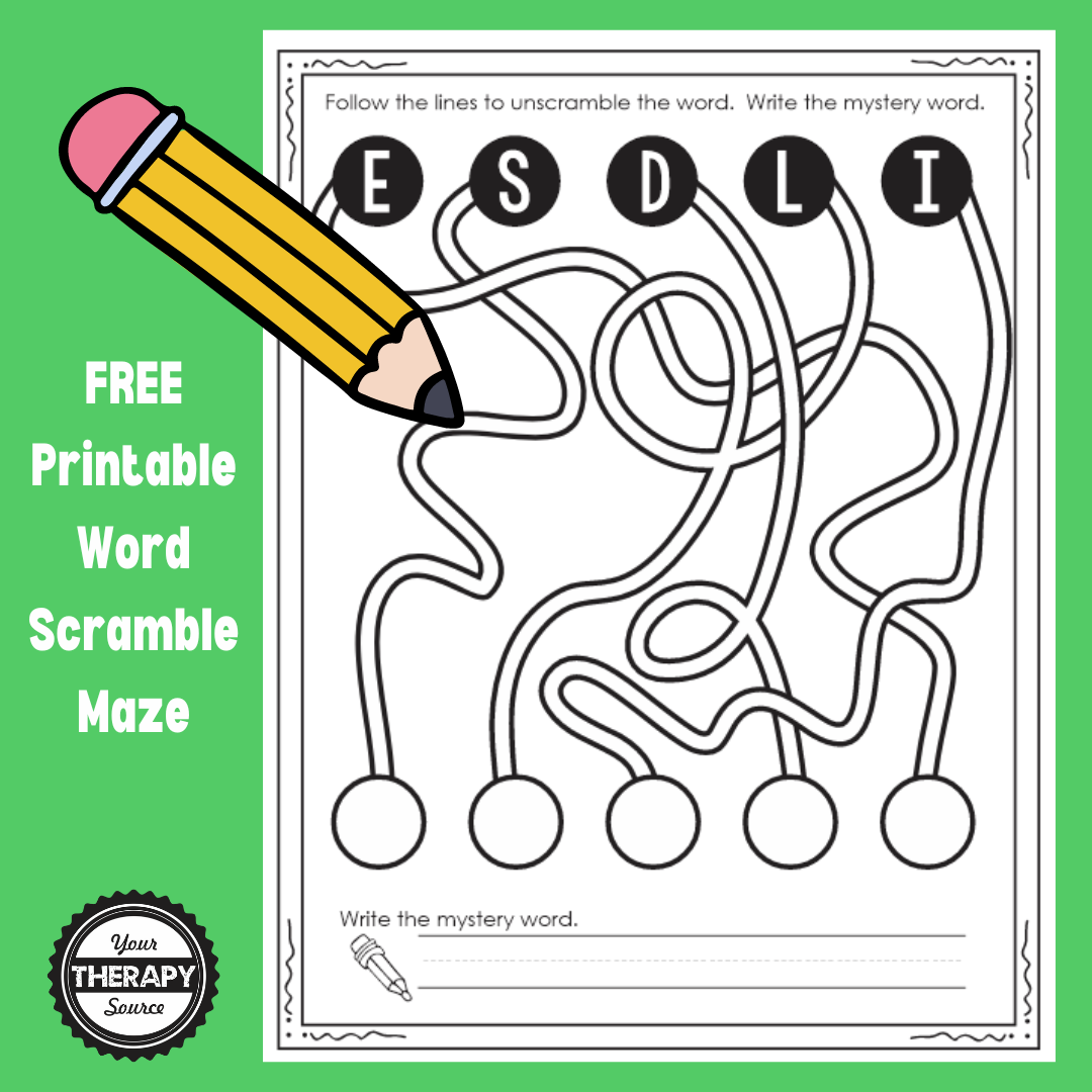 Visual Perception Activities Free Printables Your Therapy Source Visual Perception Skills Worksheet Activity Free PDF