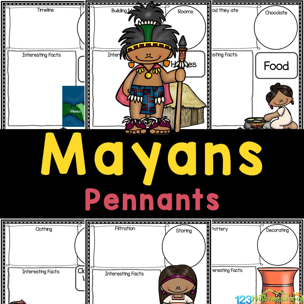 Who Were The Mayans Free Printable Activity For Kids Who Were The Mayans Free Printable Activity For Kids