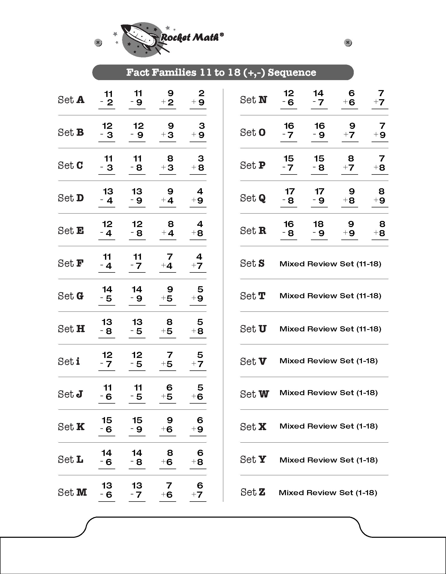 Worksheets Archives Rocket Math Math Worksheets For Kindergarten 1st 2nd 3rd 4th Grade Rocket Math